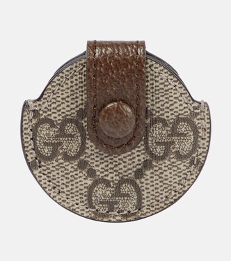 GG Supreme canvas AirTag holder for pets | Gucci