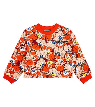 Floral cotton sweatshirt | Kenzo Kids