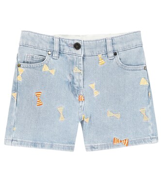 Embroidered denim shorts | Stella McCartney Kids