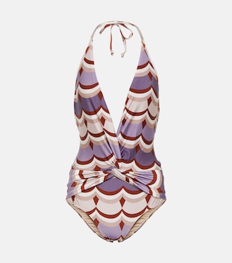 Maillot de bain Vintage Waves imprimé | Adriana Degreas