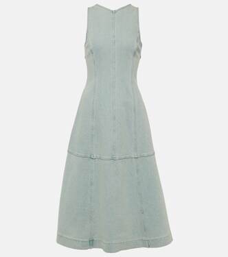 White Label Midikleid Arlet aus Twill | Proenza Schouler