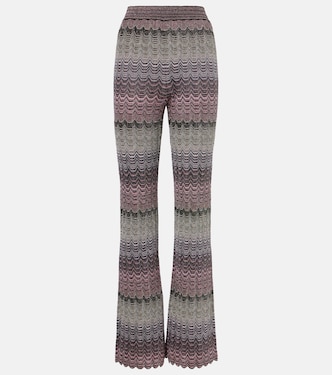 Pantalon évasé à taille haute | Missoni