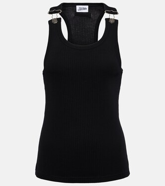 Ribbed-knit cotton tank top | Jean Paul Gaultier
