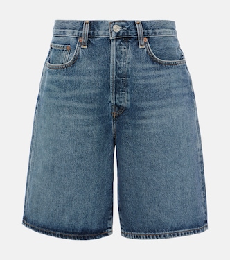 Risha low-rise denim Bermuda shorts | Agolde