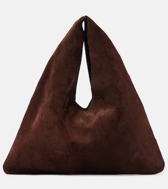 Bindle Small suede tote bag | The Row