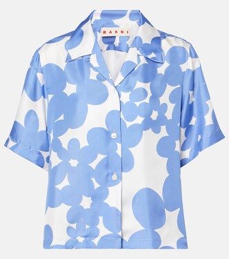 Floral silk shirt | Marni
