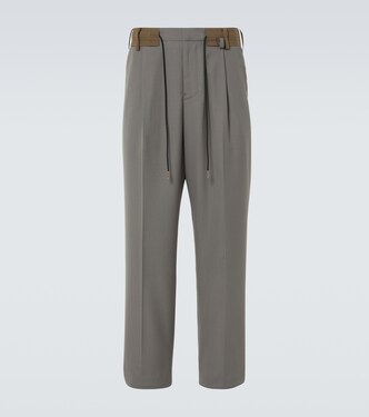 Mid-rise wide-leg pants | Sacai
