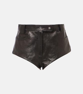 High-rise leather shorts | Magda Butrym