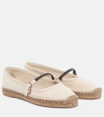 Monili suede espadrilles | Brunello Cucinelli