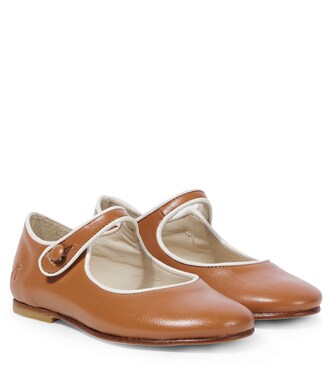 Ella leather Mary Jane flats | Bonpoint