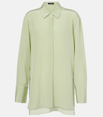 Bold silk crêpe shirt | Joseph