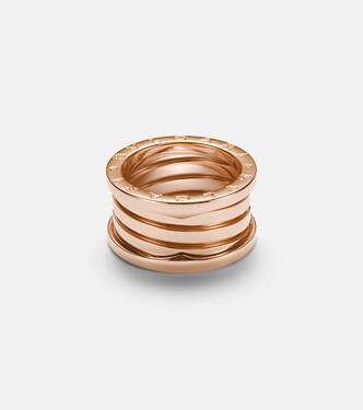 B.zero1 18kt rose gold ring | Bvlgari