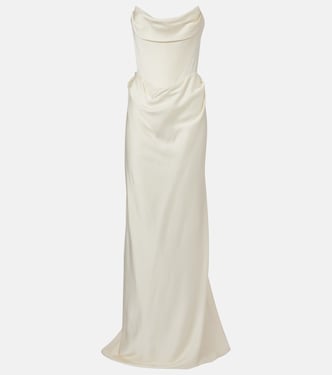 Bridal Galaxy crêpe satin corset gown | Vivienne Westwood