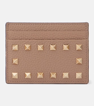 Rockstud leather card holder | Valentino Garavani