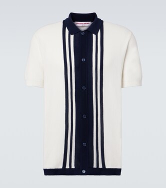 Polo Lumina rayé en coton | Orlebar Brown