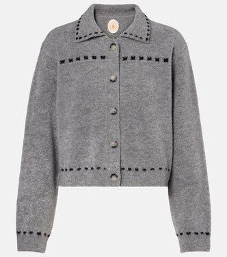 Wool and cashmere-blend cardigan | Jardin des Orangers