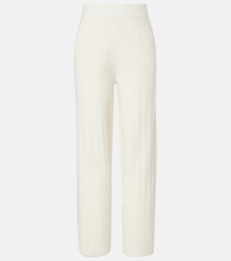 Jardin ribbed-knit cashmere sweatpants | Max Mara