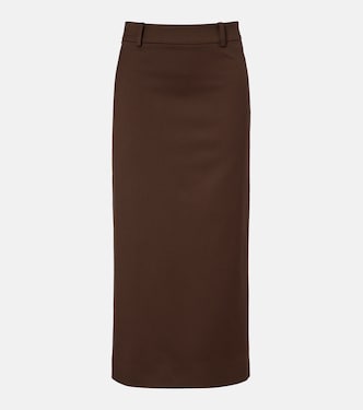 Alrose high-rise midi skirt | The Frankie Shop