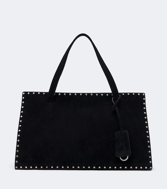 Small Stud Cabas suede tote bag | Phoebe Philo