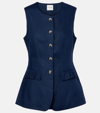 Matilda linen vest | Posse