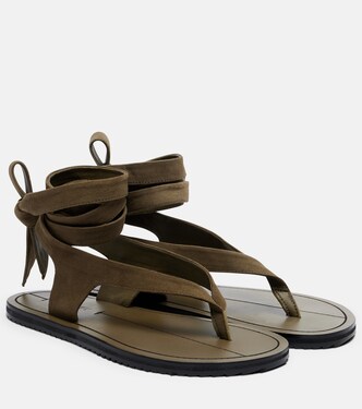 Elmer suede thong sandals | A.Emery
