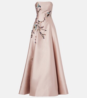 Mavia embellished bustier gown | Costarellos