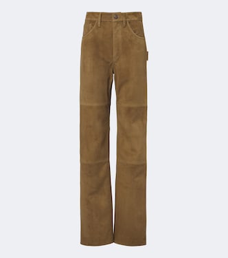Mills suede straight pants | Altuzarra