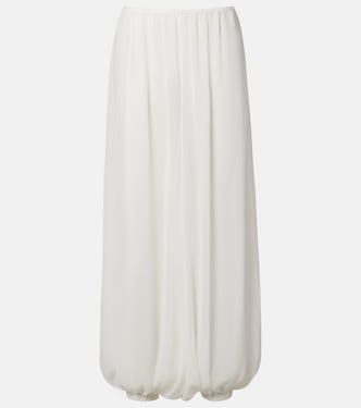 Pantalon ballon Mio en crêpe transparent | The Frankie Shop