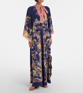 etro maxi dress Long Silk sleeved garment Etro, Printed Maxi Dress, Women,