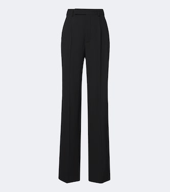 Wool-blend straight pants | Saint Laurent