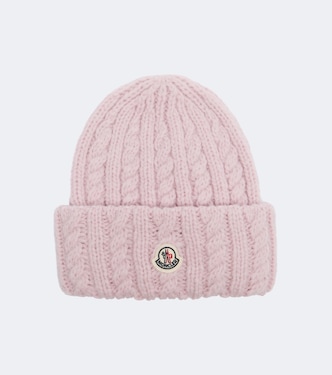 Cable-knit alpaca and wool-blend beanie | Moncler