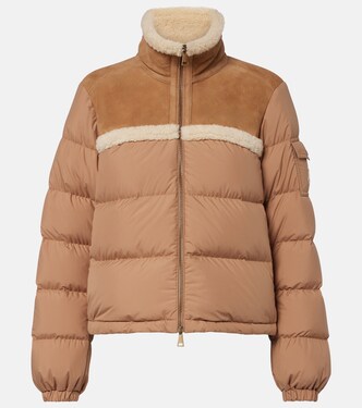 Daunenjacke Aurore mit Shearling | Moncler