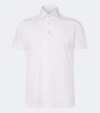 코튼 저지 폴로 셔츠 | Kiton