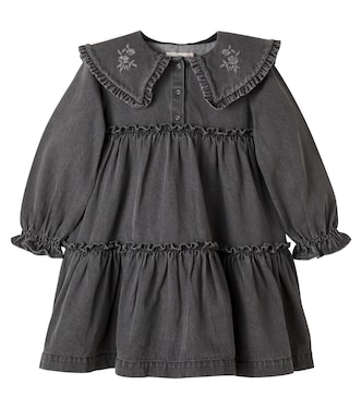 Viola embroidered cotton dress | C'era Una Volta