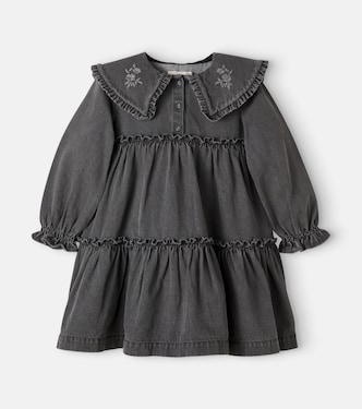 Viola embroidered cotton dress | C'era Una Volta