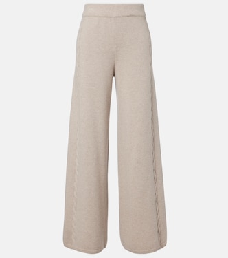 Olanda cashmere wide-leg pants | Lisa Yang