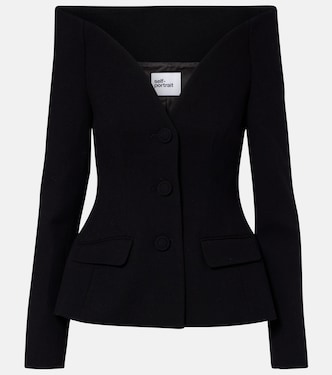 Crêpe blazer  | Self-Portrait