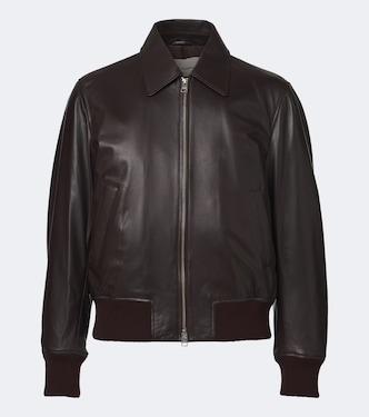 Leather blouson jacket | Ami Paris