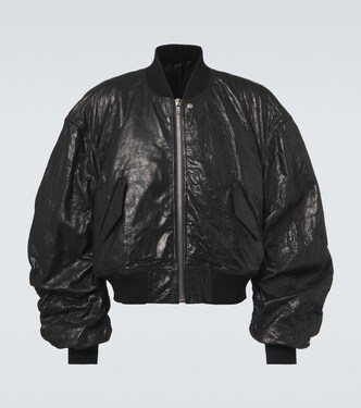 Bomber Secchia Flight en cuir | Rick Owens