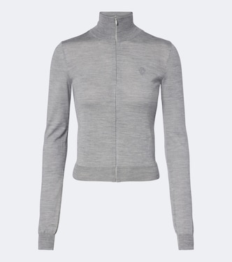 Pullover aus einem Woll- und Seidengemisch | Gucci