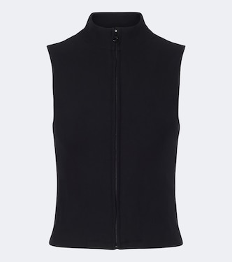 Divina Lizzy zip-up top | The Upside