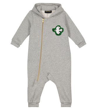 Bébé – Grenouillère à capuche Peace Dove en coton | Mini Rodini