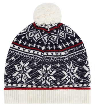 Jacquard cashmere and wool beanie | Bonpoint
