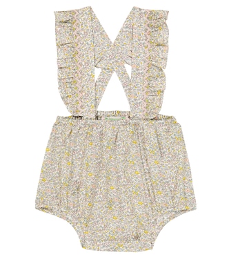 Baby Akissi floral cotton playsuit | Bonpoint