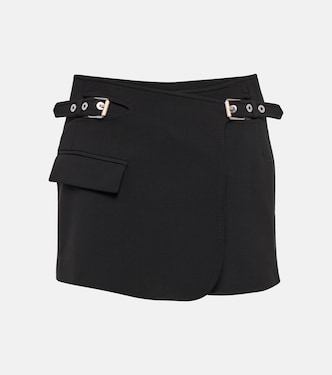 Minifalda wrap Interlock de tiro alto | Dion Lee