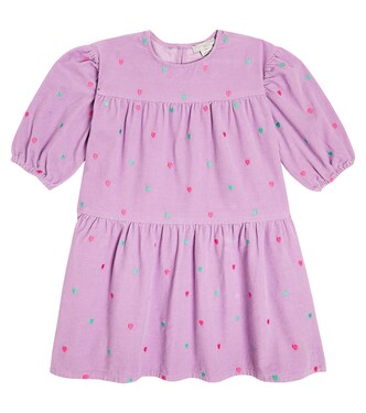 Embroidered corduroy dress | Stella McCartney Kids