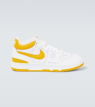 Attack leather-trimmed sneakers | Nike