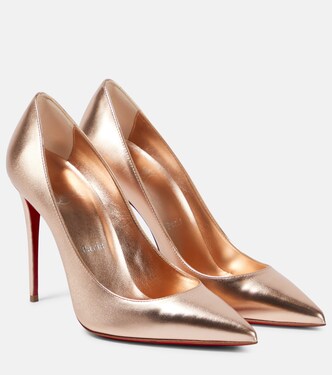 Kate 100 metallic leather pumps | Christian Louboutin