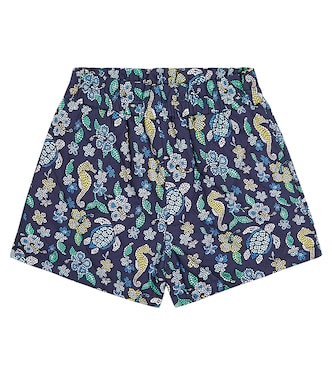 Short Mosaïque en coton imprimé | Vilebrequin Kids