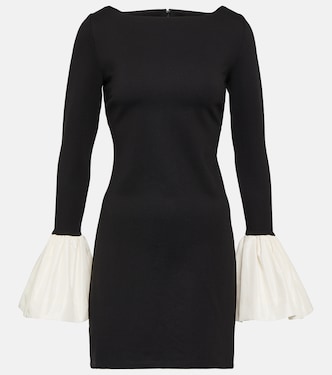 Hawthorne taffeta-trimmed minidress | Staud